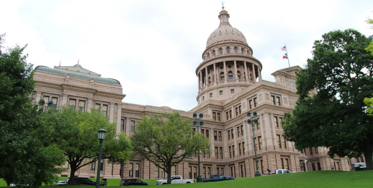 A picture of the Texas Capitol building in Austin, Texas.