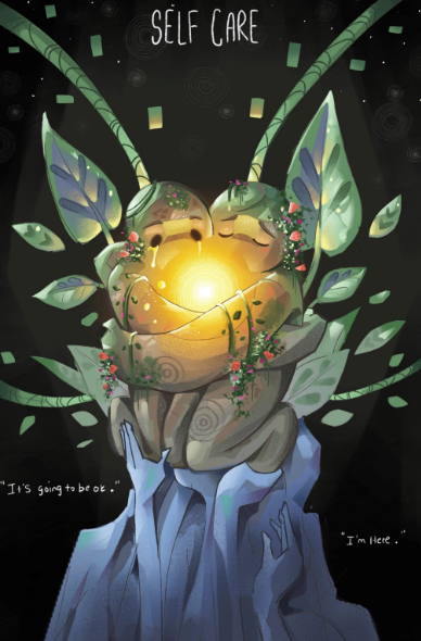 burst of light and hug